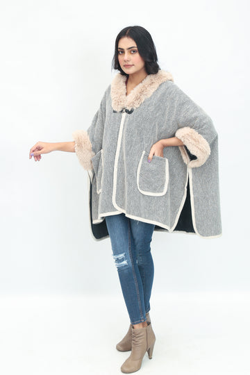 Fur Cape Shawl